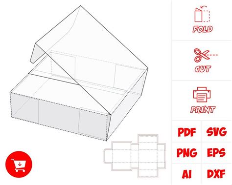 This heart container looks really sweet and is great for valentine's day, anniversaries, or other romantic occasions. BOX Template SVG, Gift box template, Present box template, Packaging, paper box svg, box cricut ...