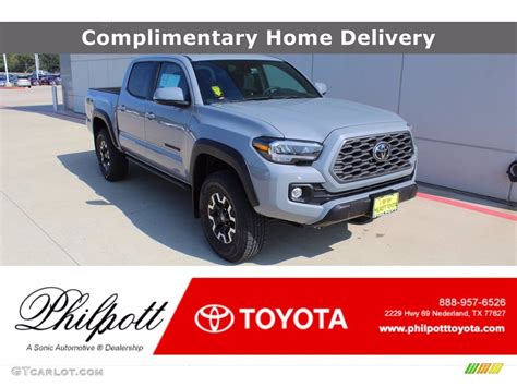 2021 Cement Toyota Tacoma Trd Off Road Double Cab 4x4 139878901 Photo