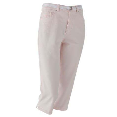 Gloria Vanderbilt Amanda Slimming Denim Capris Pink Gloria Vanderbilt Capris Denim Capris