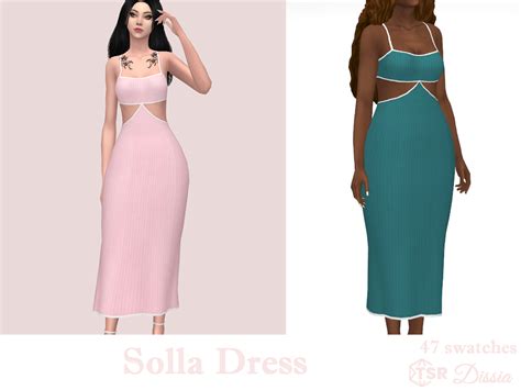 Dissia Solla Dress 47 Swatches Base Game