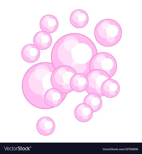 Pink Bubble Gum Royalty Free Vector Image Vectorstock