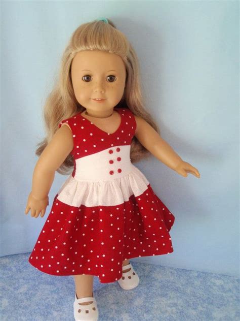 american girl doll dress maryellen fifties style dress 18 inch doll clothes american girl