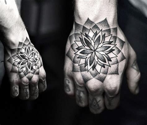 Hand Dotwork Tattoo By Kamil Czapiga No 415