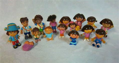 Dora The Explorer Diego Twin Babies 2 4 Toy Figures Ebay