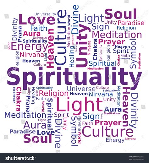 Word Cloud Spirituality Stock Vector Illustration 61102951 Shutterstock