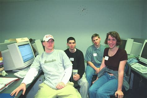 1999 Microsoft UMD Programming Contest Pictures Getting Ready