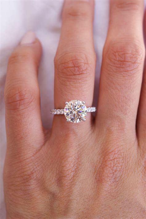 275ct Round Diamond Engagement Ring Round Diamond Engagement Rings