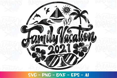 Family svg Summer Beach vacation 2021 Family spring break | Etsy