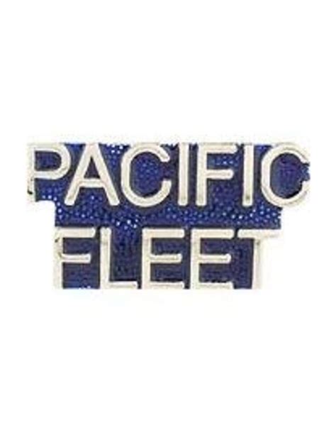 Pin Usn Scroll Pacific Fleet Military Outlet