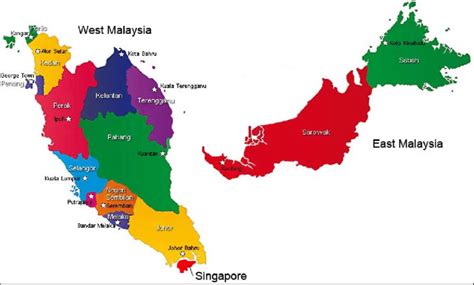 East malaysia shares borneo with brunei, which lies on a small section of the northern coast, and with the kalimantan region of indonesia, which lies to the south. Location of the West Malaysia (Source:... | Download ...