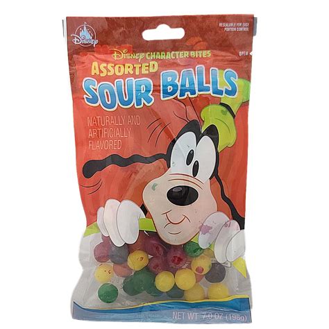 Disney Candy Disney Character Bites Goofy Assorted Sour Balls