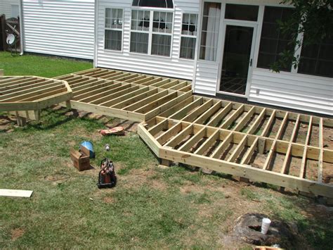 How To Make A Floating Deck Frame How To Build A Floating Deck On