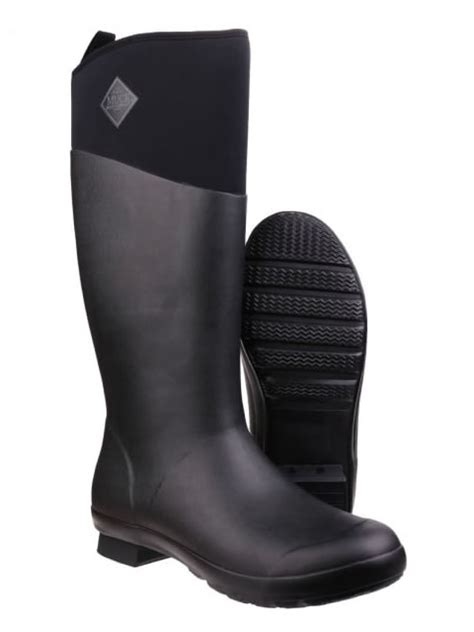 Totallywelliescouk Muck Boot Tremont Tall Black Wellingtons