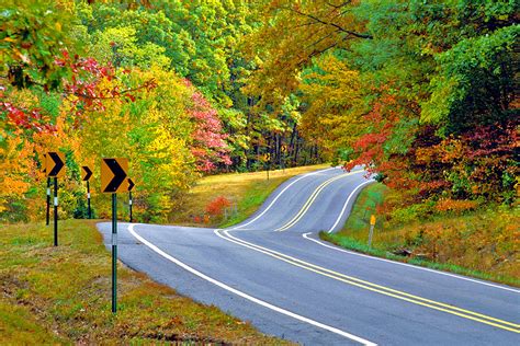 Arkansas Scenic Highway 7 In The Fall Fall Foliage Road Trips