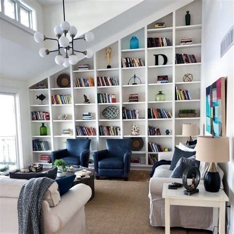 Captivating Built In Bookcase Ideas In Floor To Ceiling