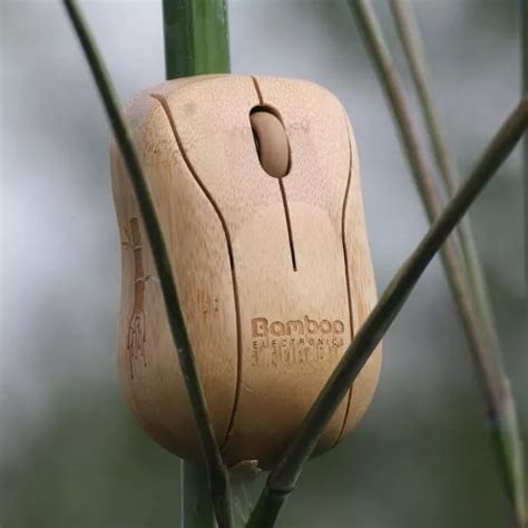 Souris Sans Fil En Bambou CadoMaestro