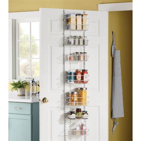 8 Tier Cabinet Door Organizer Door Organizer Pantry Shelving