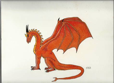 Orange Dragon By Bebesdupoire On Deviantart