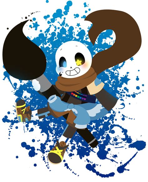 #undertale #sans #error sans #ink sans #tbh this could be taken both ways (ink @ error and vice versa) #but yeh this is how it is #frenemies #utmv #dun worry. FA - Ink!Sans by Aer0Hail on DeviantArt