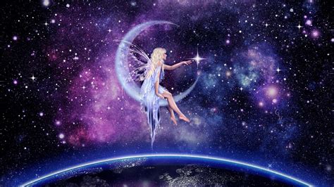 Moon Fairy Hd Wallpaper Background Image 1920x1080