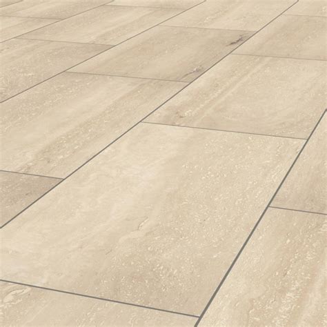 Stone look laminate is not as popular as it once was. Krono Original Stone Impression 8mm Palatino Travertine Tile Laminate Flooring (8457) | Leader ...