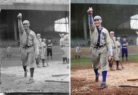 Rip Williams Washington Nationals 1914 Photo Colorized By Mancave