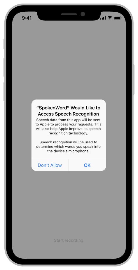 This is due to the brain being confused by the slight delay in auditory feedback of the users own voice. Asking Permission to Use Speech Recognition | Apple ...