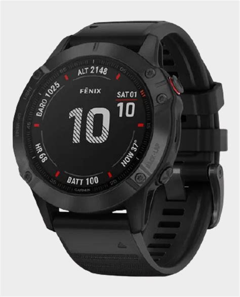 Buy Garmin Fenix 6 Pro Sapphire Edition Smartwatch Titanium In Qatar