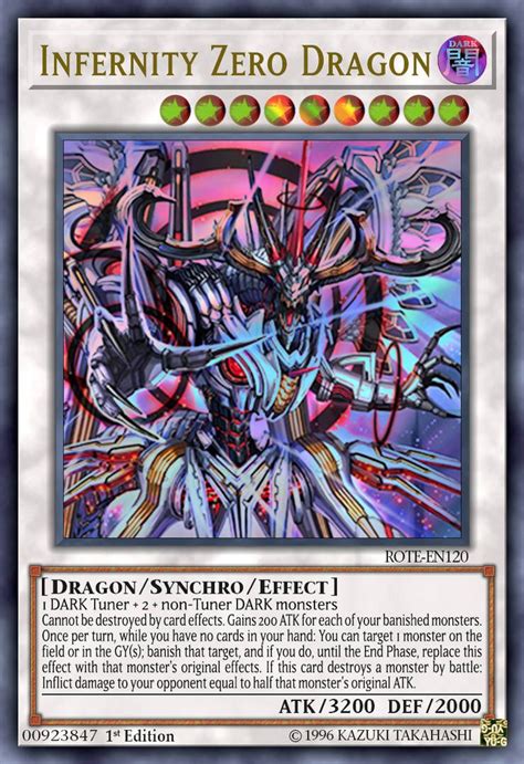 Deck wins any game with more than two. Infernity Zero Dragon by https://www.deviantart.com ...