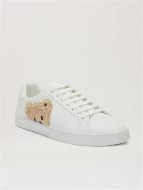New Teddy Bear Tennis Sneakers In White Palm Angels® Official