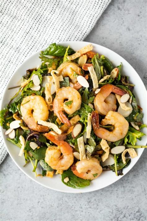 Shrimp, bell pepper, cucumber and herbs are tossed with a spicy thai dressing in this colorful salad. Thai Shrimp Salad