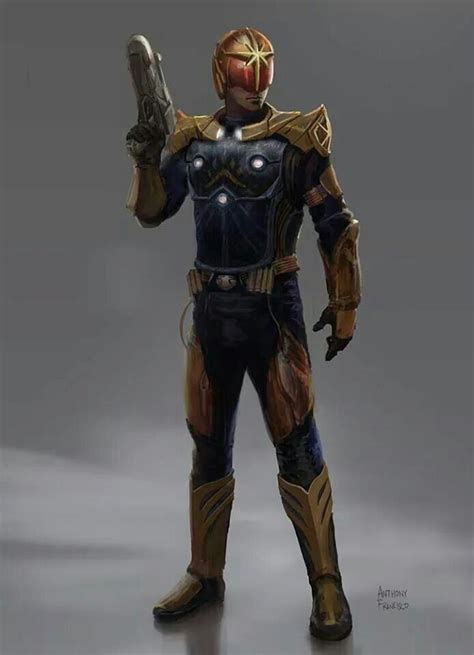 Nova Corps Concept Art Of The Guardians Of The Galaxy Marvel Nova