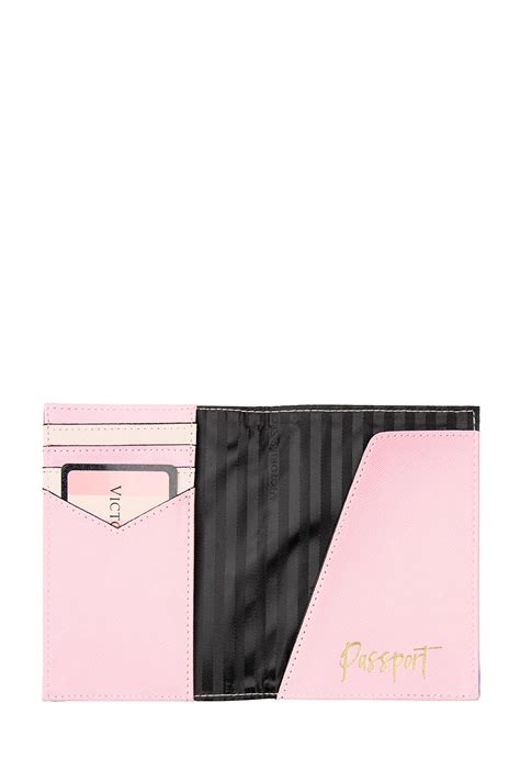 Victorias Secret Signature Stripe Passport Case Victorias Secret