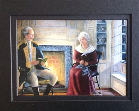 George And Martha Washington At Valley Forge Headquarters Etsy