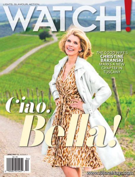 Christine Baranski Watch Magazine April 2015 Cover Photo United States