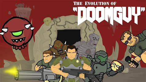 The Evolution Of Doomguy Cartoon From Doom 12 To Doometernal Youtube