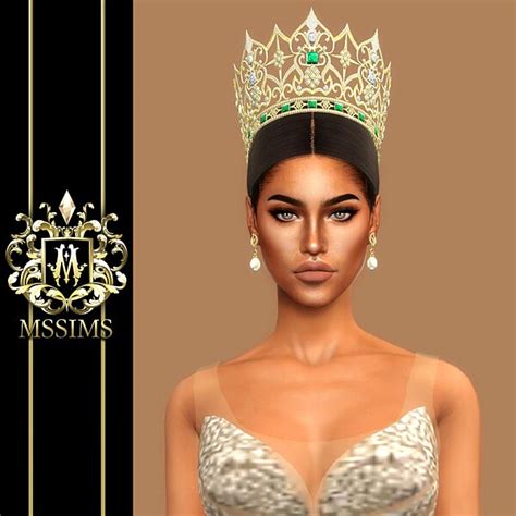 Miss Grand Thailand 2017 Crown From Mssims • Sims 4 Downloads