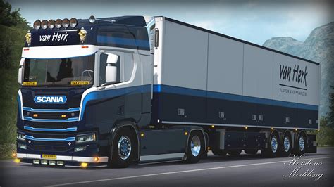 ETS Van Herk R Trailer ETS Euro Truck Simulator Mods American Truck