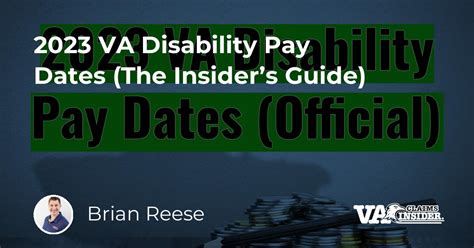 2023 Va Disability Pay Dates The Insiders Guide