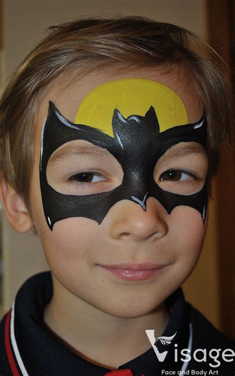 Superhero Face Painting Face Painting Halloween Batman Face Paint