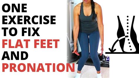 Plantar fasciitis, achilles tendonitis, patellofemoral pain, knock knees ask anyone in the industry, ankle dorsiflexion mobility matters. Fix Flat Feet And Pronation With This One Exercise! - YouTube