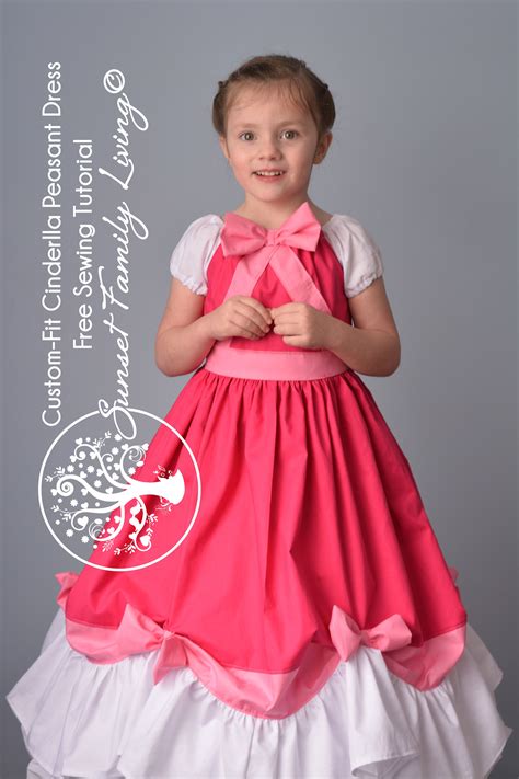 Free Sewing Tutorial Cinderella Dress Princess Dress Disneyland