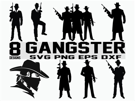 Gangster Silhouette Png