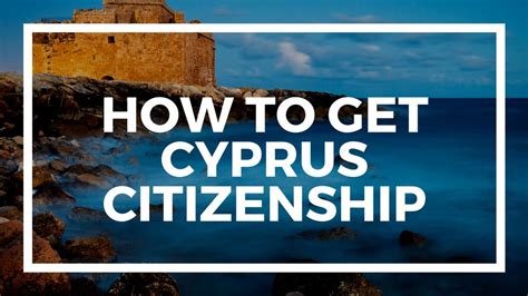 This is only possible if you. How to get Cyprus citizenship by investment and be an EU ...