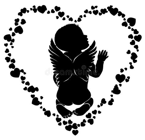 Baby Angel Silhouette Svg 244 Svg Png Eps Dxf In Zip File