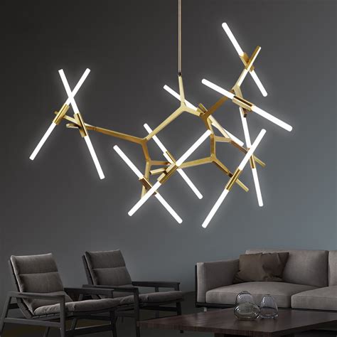 Pendant lights bring atmosphere and warmth wherever they are placed and can transform the interiors of any home, bar or restaurant. Modern Glass Branch Chandelier Metal Pendant Light ...