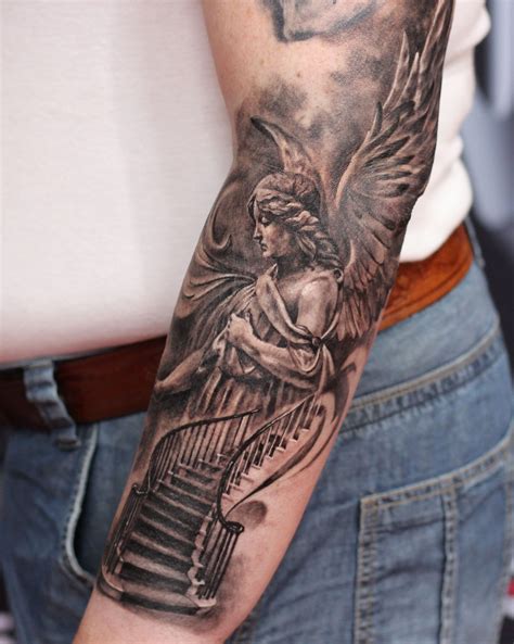 Angel Tattoo Tattoos Sleeve Tattoos Heaven Tattoos