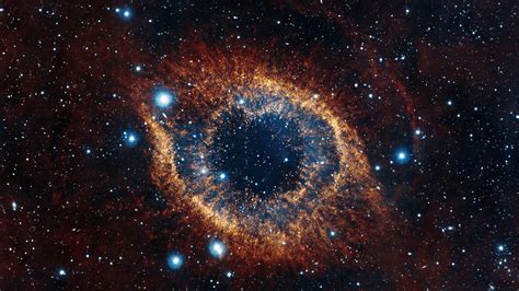 Wallpaper Helix Nebula Space Stars Explosion Brilliance 1920x1080
