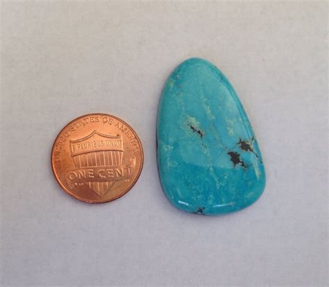 Skystone Indian Mountain Turquoise Cabochon Natural 31 Carat Cab Stone