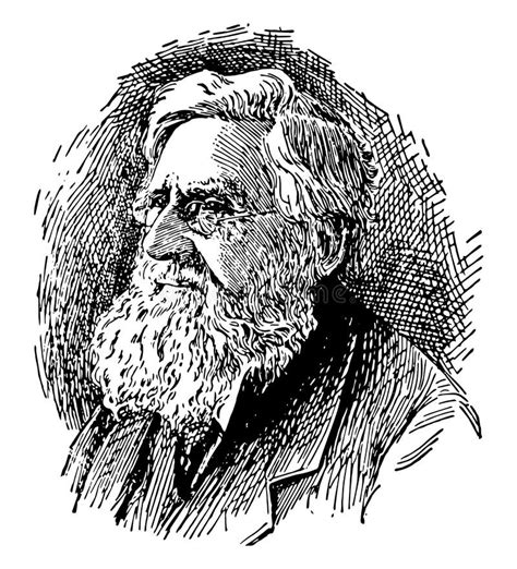 Alfred Russel Wallace Vintage Illustration Editorial Photo